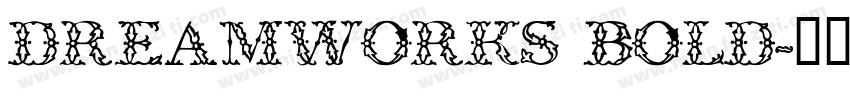 DreamWorks Bold字体转换